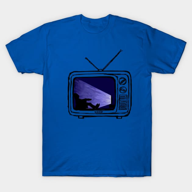 TV Addict T-Shirt by DrTigrou